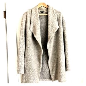 James Perse Open Drape Cardigan - Cement - sz 2